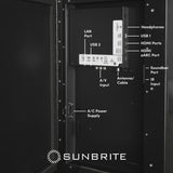 Sunbrite SB-V4-55-BL Veranda 4 Full Shade 4K HDR Outdoor Smart TV Displays Sunbrite