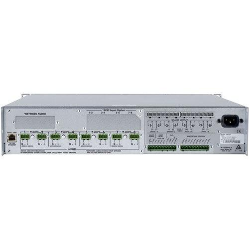 ASHLY NE8250PE Network Power Amplifier 8 x 250W @ 4 Ohms, 150W @ 8 Ohms with 8x8