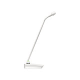 Shure MX415WRLPDF/N Microflex 15" Gooseneck Microphone Cardioid Low Profile White with Light Ring Dualflex Microphones Shure