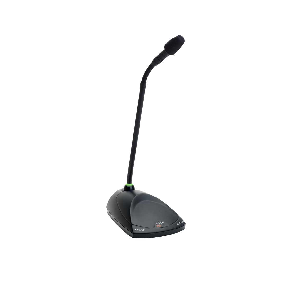 Shure MX410R/N Microflex 10" Gooseneck Microphone Cardioid with Light Ring Microphones Shure