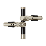 Shure KSM141/SL Dual-Pattern (Cardioid/Omnidirectional) Studio Condenser Microphone (Champagne), Foam Windscreen and Carrying Case Microphones Shure