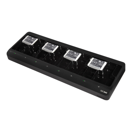 Shure SBC840-US Networked Eight-Bay Battery-Only Tray Charger Battery Shure