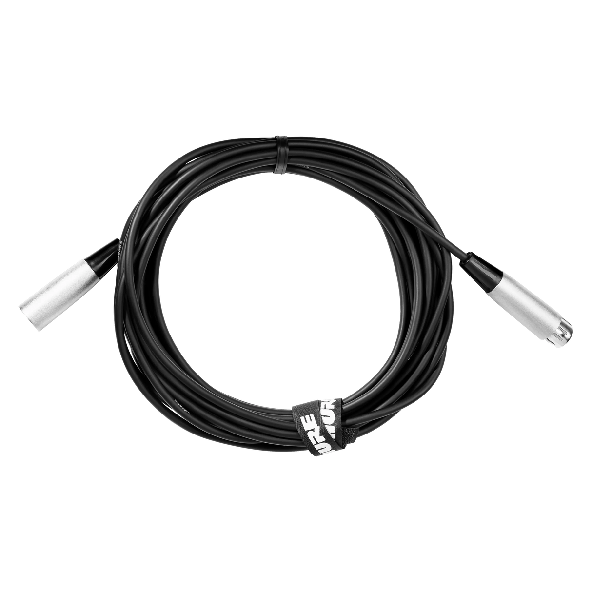 Shure C25J 25' Hi-Flex Cable®, Chrome XLR Connectors Microphones Shure