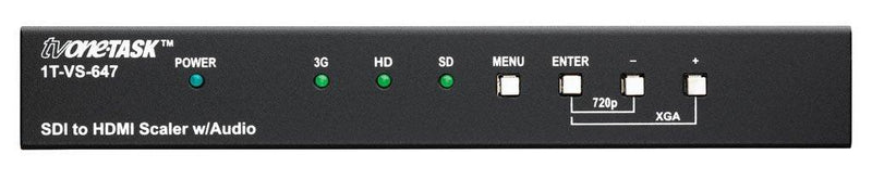 tvONE 3G-SDI to HDMI Scaler with SDI Loop-thru and Audio Out - 1T-VS-647