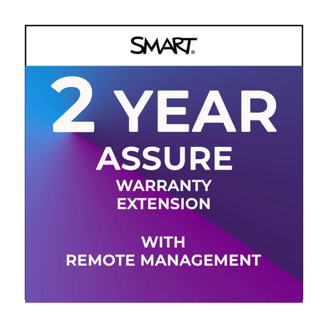 Smart Assure 2 year warranty extension with RM for SMART Board 86" Pro series interactive displays - EOW2-SBID-86-P Interactive Displays Smart Technologies