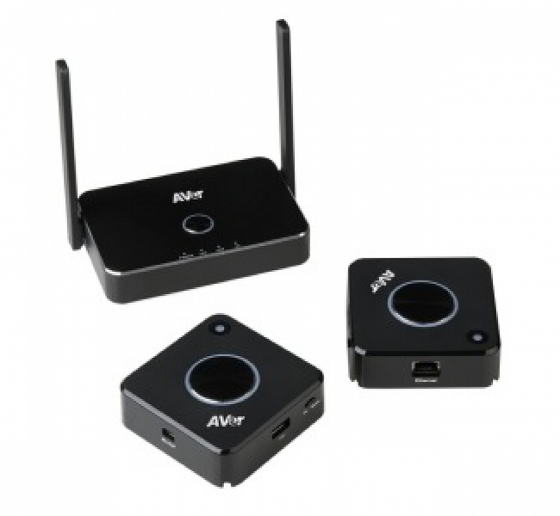 AVer Wireless Presentation Receiver AR200 (4K Receiver) and AVer Wireless Pod AP200 (4K Transmitter x2)  - AAW200WPK