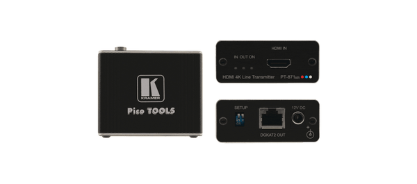 Kramer PT-871XR 4K HDR HDMI Compact PoC Transmitter over Long–Reach DGKat 2.0