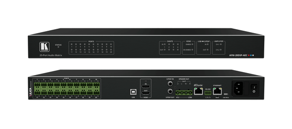 Kramer AFM-20DSP-AEC 20-Port Audio Matrix with DSP, AEC