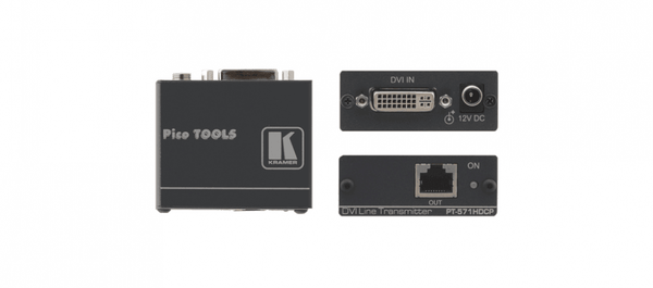 Kramer PT-571HDCP DVI HDCP 2.2 Compact Transmitter over PoC Long–Reach DGKat