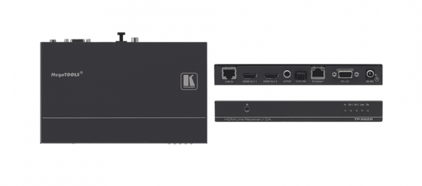 Kramer TP-582R 1:2 HDMI Plus Bi-directional RS-232, Ethernet & IR over Twisted Pair Receiver