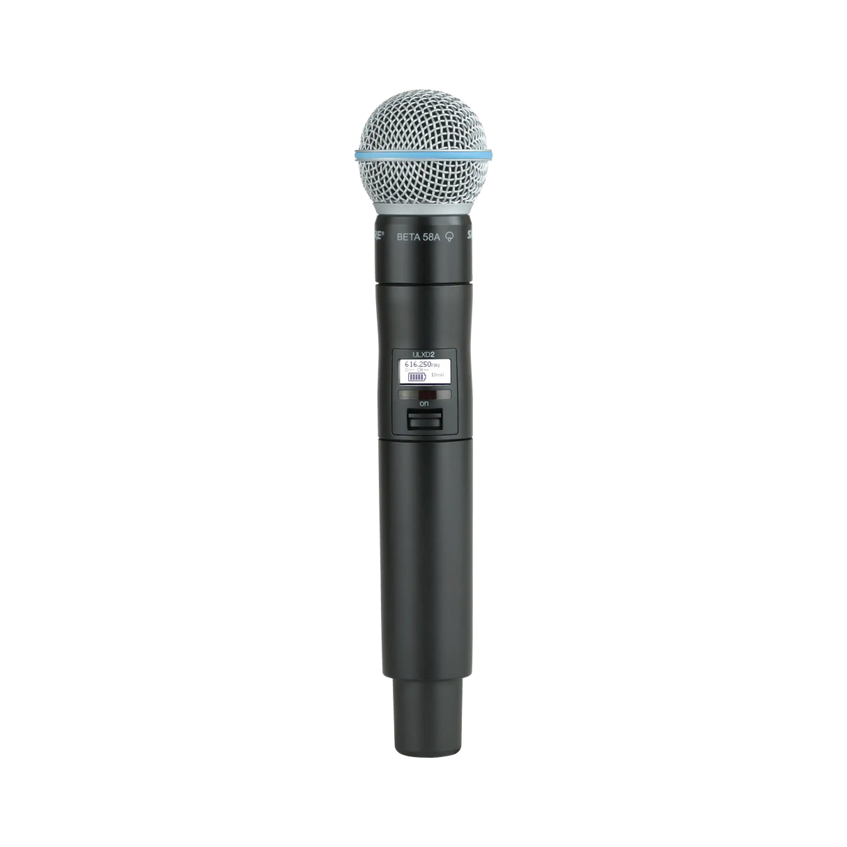 Shure ULXD2-SM58 VHF Digital Handheld Wireless Microphone Transmitter with SM58 Capsule - ULXD2/SM58=-V50 Microphones Shure