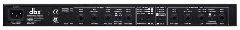 DBX 234s Stereo 2/3 Way, Mono 4-Way Crossover - DBX234SV