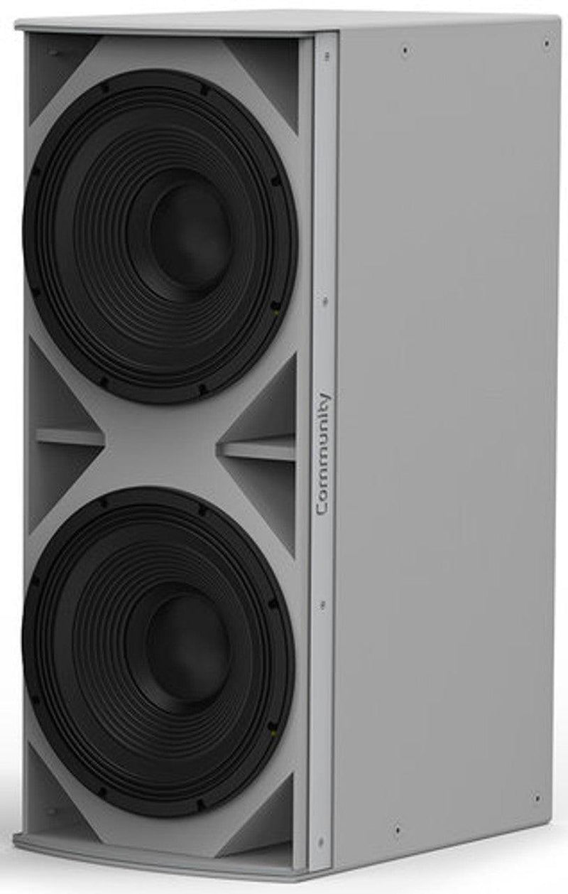 Biamp Community IS8-215 High Power Dual 15-Inch Subwoofer (White) - 911.1161.900