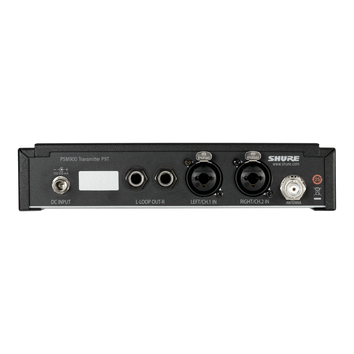 Shure P9T Wireless Transmitter for PSM900 Systems Microphones Shure