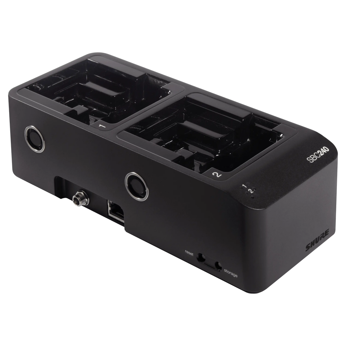 Shure SBC840M-US 8-Bay, Networked, Battery-only Tray Charger Microphones Shure