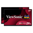 ViewSonic VA2456-MHD_H2 – 24-Inch Full HD Monitor Hero 2 Bundle - Discontinued Computer Monitors ViewSonic