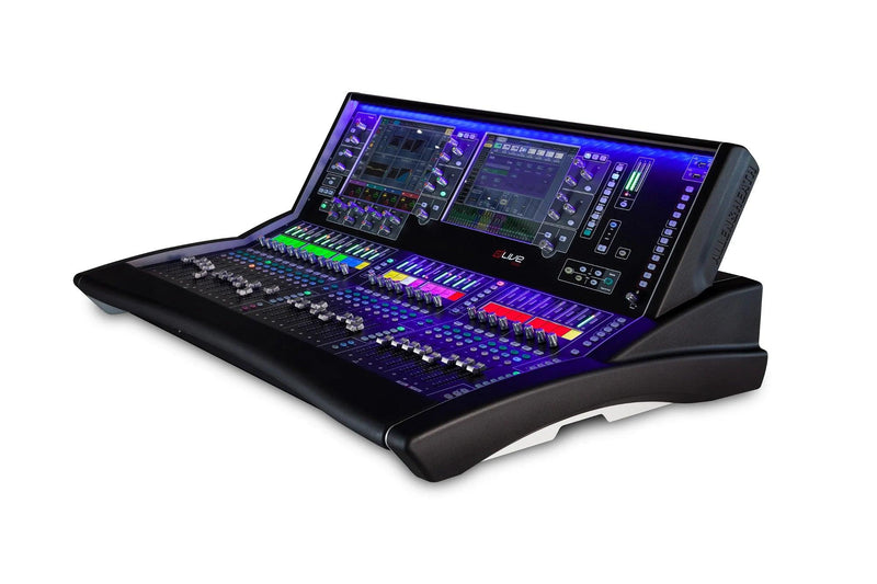 Allen & Heath AH-DLIVE-S5 dLive S Class 28 Fader Surface, Dual 12" touchscreens, 2 option I/O port, Hot Swap PSU, 27 SoftKeys