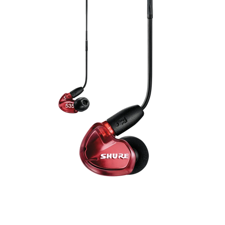 Shure SE535 Sound-Isolating In-Ear Stereo Headphones with 3.5mm Audio Cable (Clear) - SE535-CL Headphones Shure