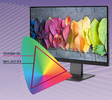 ViewSonic VP2488-4K – 24-Inch Professional 4K UHD IPS Display Computer Monitors ViewSonic