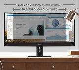 ViewSonic VG3456CA – 34-Inch Ultrawide WQHD USB-C Monitor Computer Monitors ViewSonic