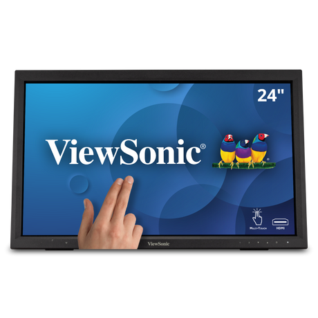 ViewSonic TD2423D – 24-Inch IR Touch FHD Display Touch Screen Monitors ViewSonic