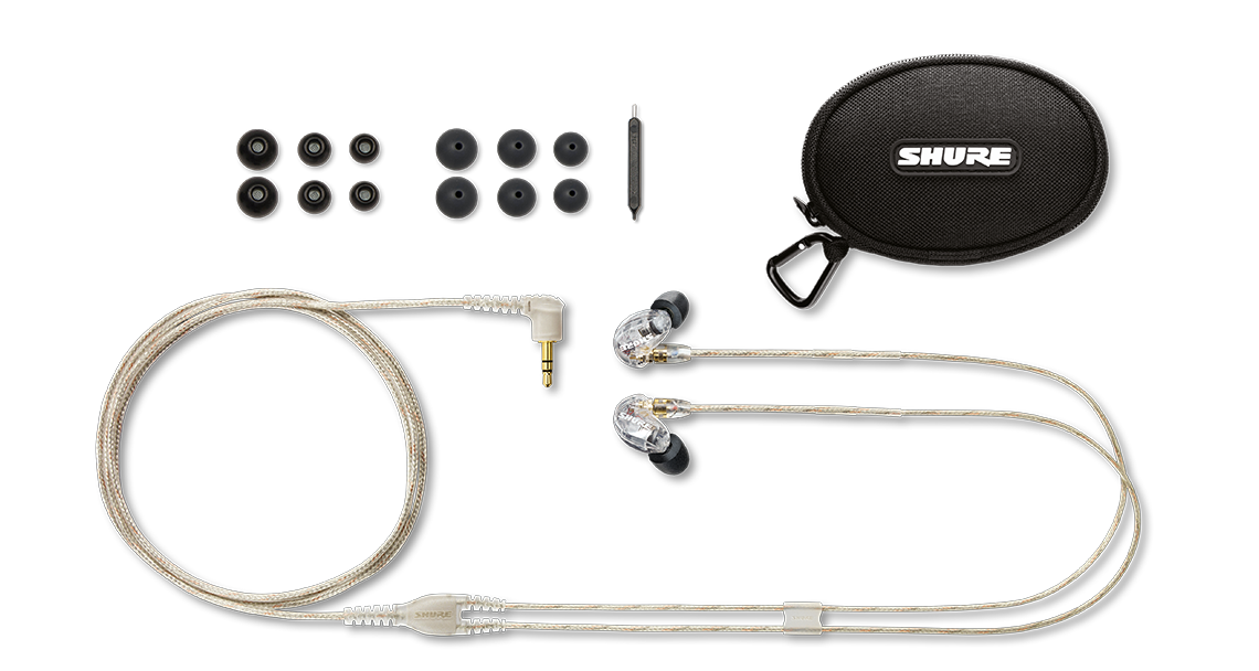 Shure SE215-CL-RIGHT – Right Replacement Earphone (Clear) Headphones Shure