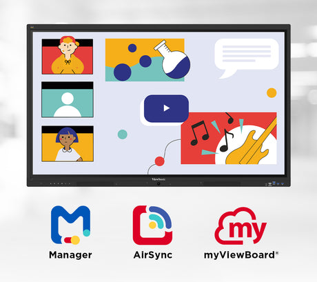 ViewSonic IFP6553-ED-M – 65-Inch Education Interactive Display Interactive Flat Panel Displays ViewSonic