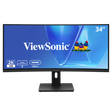 ViewSonic VG3409C – 34-Inch Ultrawide Curved WQHD Ergonomic Monitor Computer Monitors ViewSonic