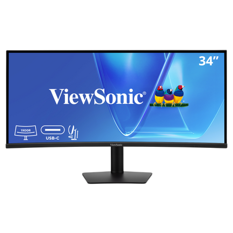 ViewSonic VG3420C – 34-Inch WQHD Curved 144Hz Display Computer Monitors ViewSonic
