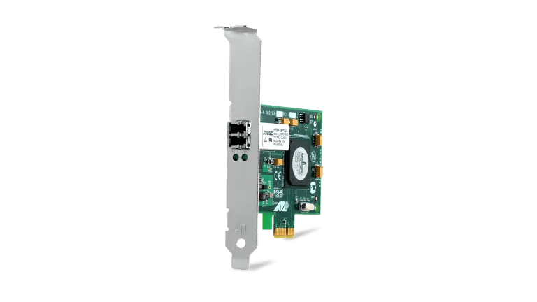 Allied Telesis AT-2711FX/LC-901 32BIT 100MBPS PCIE FAST ENET FIBER ADAPTER CARD AND LC CONNECTOR