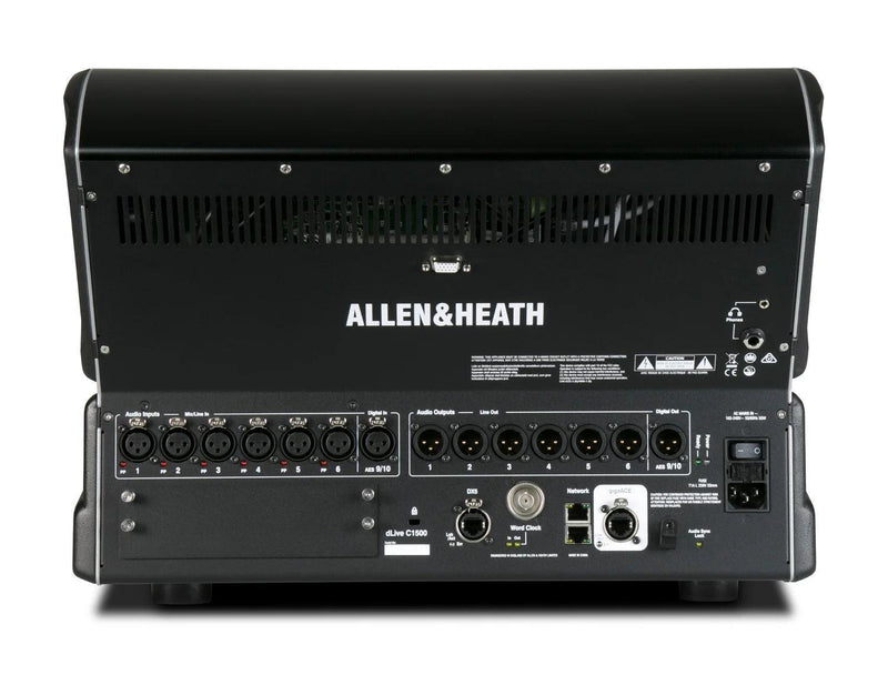 Allen & Heath AH-DLIVE-DLC15 dLive C Class C1500 12 fader Surface, 12" touchscreen, 1 option I/O port, rack mountable