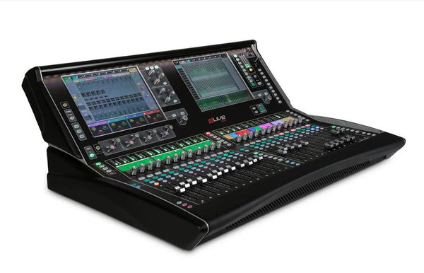 Allen & Heath AH-DLIVE-DLC35 dLive C Class C3500 24 fader Surface, Dual 12" touchscreens, 1 option I/O port