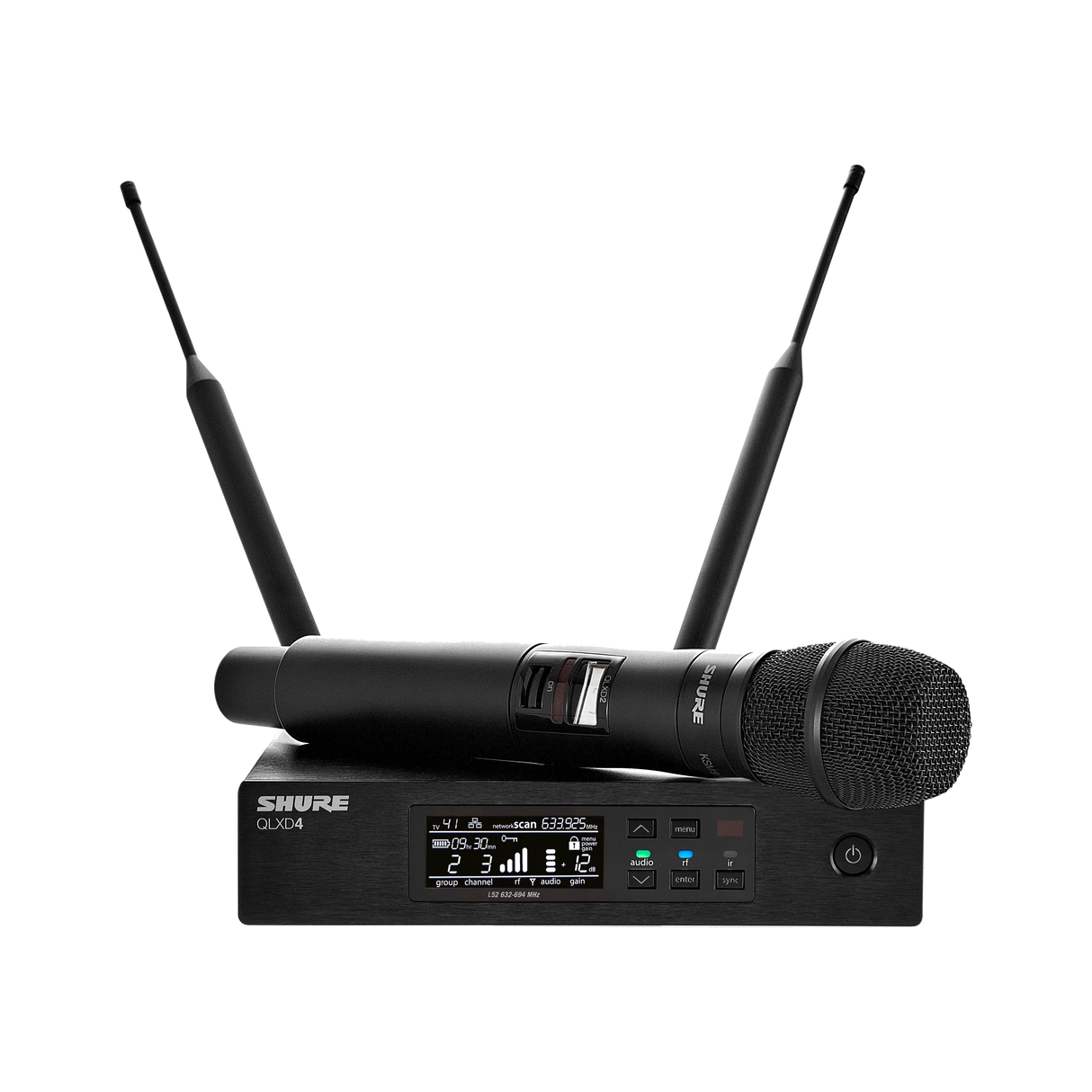 Shure QLXD2/KSM9HS Handheld Transmitter with KSM9HS Microphone Microphones Shure