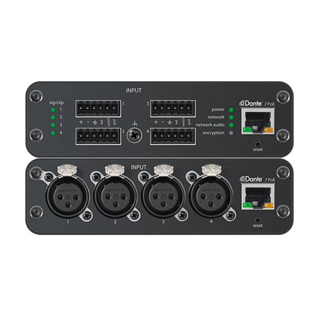 Shure ANI4IN-XLR Audio Network Interface (XLR Connectors) Microphnes Shure