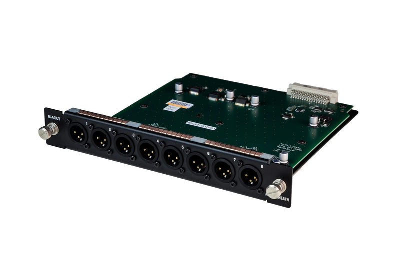 Allen & Heath AH-M-DL-AOUT-A 8-Channel Analog Mic/Line Output Module for DX32 Expander