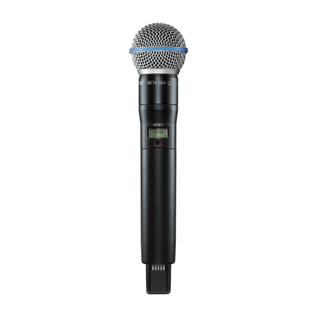 Shure ADX2FD/B58 Digital Handheld Wireless Microphone Transmitter with Beta 58A Capsule Microphones Shure