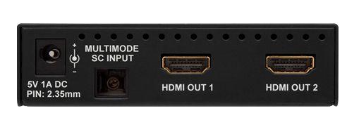 Lightware HDMI-OPT-RX200R Single Fiber HDMI 1.3 Optical Extenders with Bi-directional RS-232 - 91510014