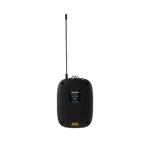 Shure SLXD14/98H Combo System with SLXD1 Bodypack, SLXD4 Receiver, and Beta 98H/C Clip-on Gooseneck Microphone Microphones Shure