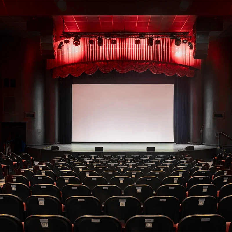 Draper Paragon E 27 foot 6 inch NTSC large-format ceiling-recessed projection screen