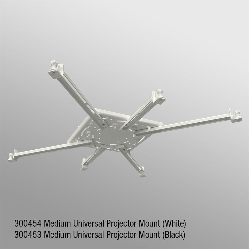 Draper Medium Universal Projector Mount, black, SKU 300453, up to 170 lb