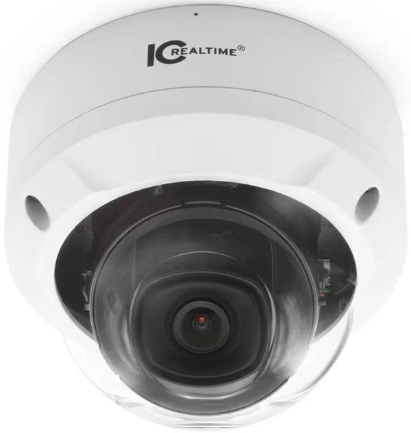 IC Realtime IPMX-D40F-IRW3 4MP Indoor/Outdoor Vandal Dome Camera, White