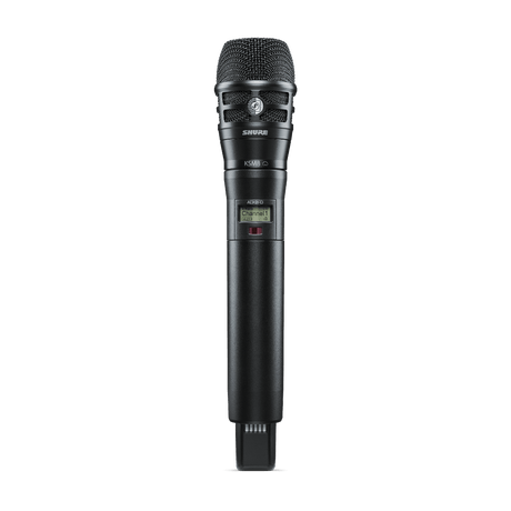 Shure ADX2FD/K8B Digital Handheld Wireless Microphone Transmitter with KSM8 Capsule (Black) Microphones Shure