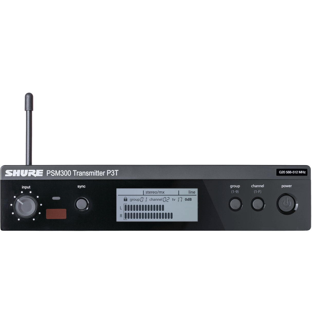 Shure PA421BX Four-channel Antenna Combiner, 865-960 MHz Microphones Shure