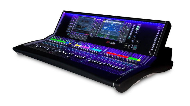 Allen & Heath AH-DLIVE-S7 dLive S Class 36 Fader Surface, Dual 12" touchscreens, 2 option I/O port, Hot Swap PSU, 27 SoftKeys