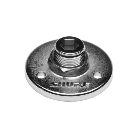 Shure A12B 5/8"-27 Threaded Mounting Flange, Black Microphones Shure