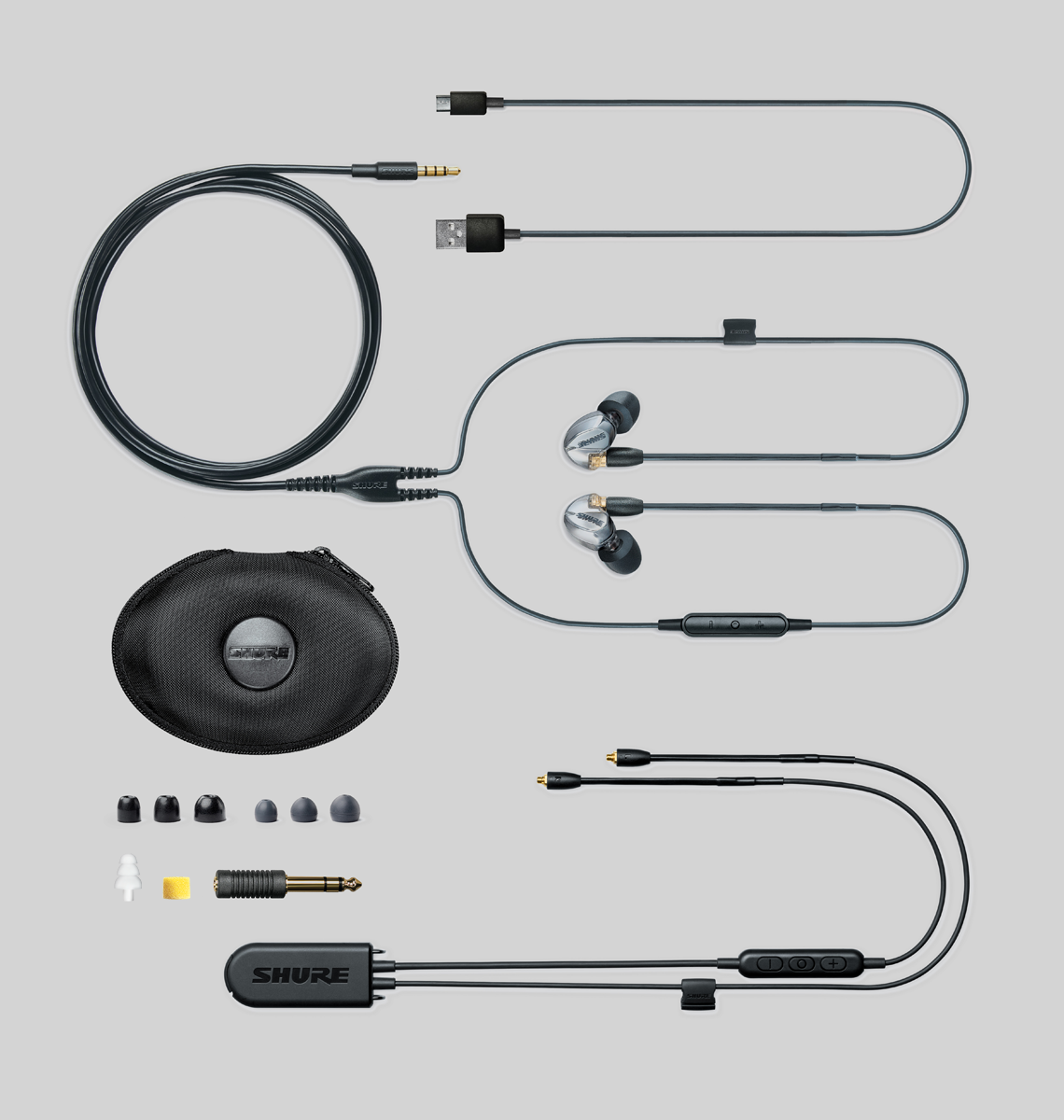 Shure SE425-CL-RIGHT – Right Replacement Dual Driver Earphone (Clear) Headphones Shure