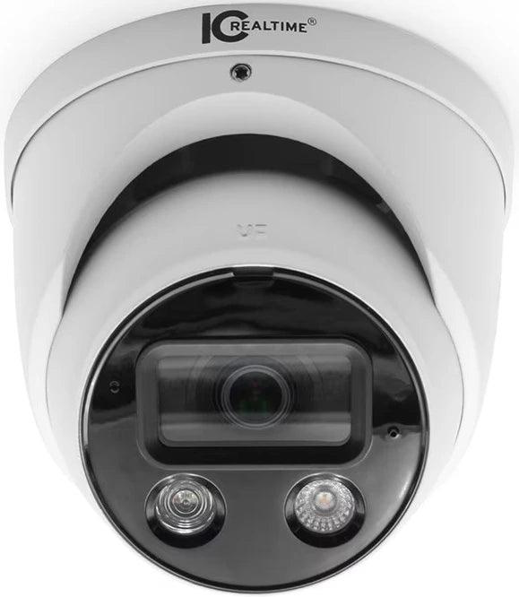 IC Realtime IPMX-E40F-ADW2 4MP Indoor/Outdoor Eyeball Dome Camera, White
