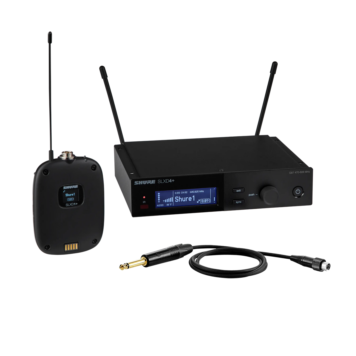 Shure SLXD14/DL4B – Digital Wireless Lavalier System Microphones Shure