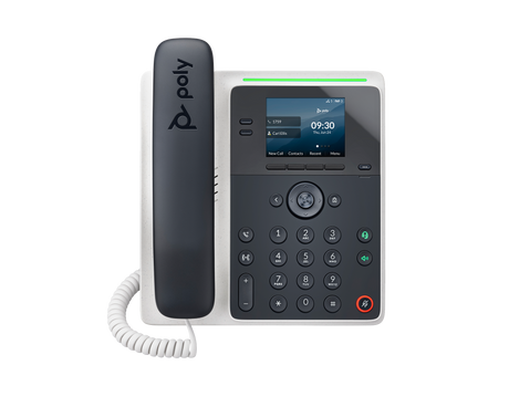 Poly Edge E100 IP Phone and PoE-enabled Poly Voice Poly