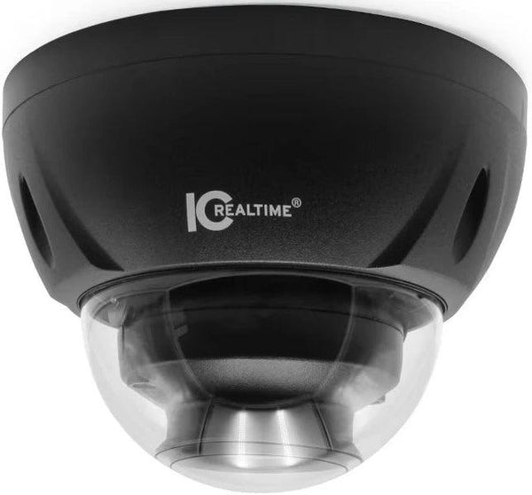 IC Realtime IPFX-D80V-IRB3 8MP Indoor/Outdoor Vandal Dome Camera, Black